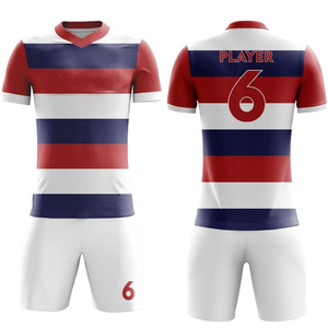 2025 conjunto de uniformes de fútbol sublimación al por mayor multicolor camiseta de fútbol para hombres camiseta de fútbol - Product Image 5