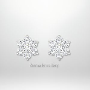 Bijoux de piercing 7 diamants de luxe en or massif 14 carats 18 carats VVS DEF diamants de laboratoire réels certifiés IGI GIA commandes personnalisées en gros - Product Image 6