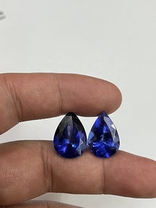 ชุดลูกแพร์ Tanzanite ธรรมชาติ,ชุดคู่สีฟ้าอย่างดีพลอยหลวม24.00กะรัตโดย Sadiya International - Product Image 6