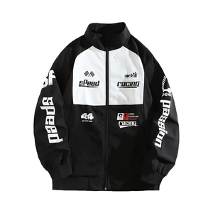 Veste unisexe tendance coupe-vent anti-UV imprimée 360g% polyester à manches longues pour le printemps et l'automne, vêtements de course automobile et de moto FORVEX - Product Image 1