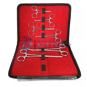 Ensemble de 6 pinces hémostatiques ultimes de haute qualité (Cvd & Str) dans une pochette en cuir Instruments chirurgicaux approuvés CE - Product Image 1