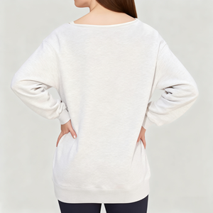 New Street OEM Logo personnalisé avant brodé hiver décontracté femmes grande taille ample surdimensionné sweat à capuche - Product Image 6