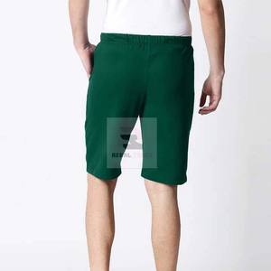 Shorts Bermuda Décontractés pour Hommes en Spandex/Coton avec Taille Élastique, Logo Personnalisé, Motif Uni, Respirants, Écologiques, Athlétiques - Product Image 2