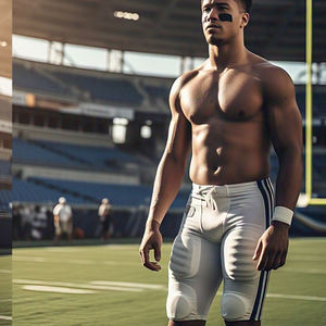 Pantalon de football américain avec logo d'équipe personnalisé Vêtements de sport professionnels Respirant Léger avec manches courtes Techniques imprimées - Product Image 4