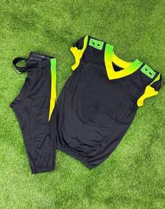 Haute qualité personnalisé respirant 7V7 maillot de Football américain jeunesse garçon à manches courtes ensemble tendance respirant uniforme - Product Image 4