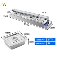 Bain-marie électrique de comptoir à bas prix
