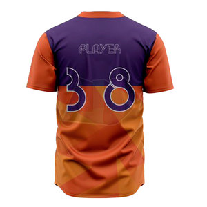 Sportswear Baseball Uniform Set with Breathable Lightweight 100% Polyester Jersey Pant Plus Size <b>for</b> Adult Players - Product Image 4