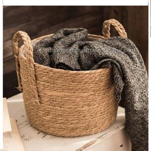 Seagrass Plant Basket With Handle Or Lid Dht Handicraft Manufacture Vietnam customized type torge basket - Product Image 6