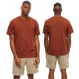 T-shirts pour hommes, manches courtes, en coton, unis, pour adultes, nouveau style, vêtements d'été - Product Image 6