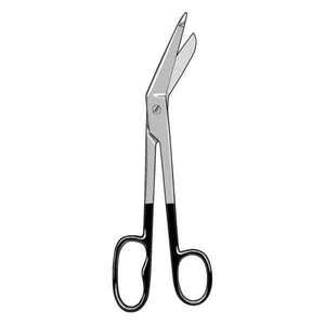 Tijeras Quirúrgicas Manuales de Acero con Mango Negro, Tijeras Ortopédicas Médicas para Operaciones, Tijeras para Vendajes, Instrumento SurgiRight, CE - Product Image 1