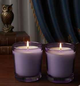 Ensemble cadeau de bougies parfumées en verre coloré, bougie en verre à liqueur avec un parfum d'aromathérapie élégant, achat facile, retour facile, meilleur prix - Product Image 1