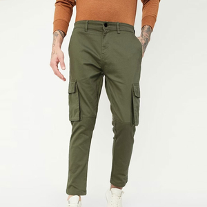 350 GSM cintura media directo de fábrica nuevo superventas pantalones Cargo algodón hecho ropa de calle Venta caliente hombres pantalones Cargo - Product Image 1