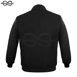 OEM personalizado de alta calidad para hombre chaquetas de tela de pana mantener caliente bombardero Letterman chaqueta de béisbol para los hombres - Product Image 4
