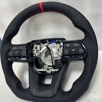 Volant de voiture pour Toyota GR LC200 LC300 Prado 120 150 200 LC79 LC70 LC76 Hilux Yaris Supra A90 Corolla Prado 150 Rouge
