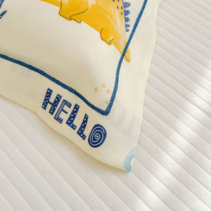 Ukuran disesuaikan anak-anak untuk Tencel sarung bantal 100% untuk balita laki-laki perempuan seprai daun hewan tanaman kartun cetak rumah Hotel - Product Image 3