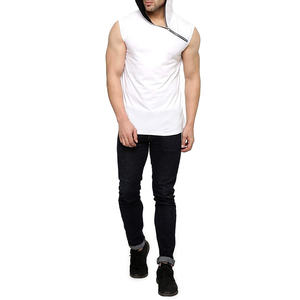 2024 Zipper up <b>Sleeveless</b> Men Gym <b>Hoodies</b> Best Quality Workout Fitness Hot Selling Gym Hoodie for Men OEM ODM Serviced - Product Image 2