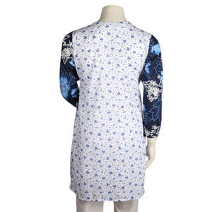 Kurti de algodón estampado para mujer - Azul oscuro - Product Image 4