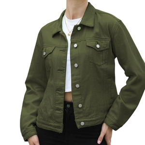 Nouveau designer veste en jean pour femmes vêtements d'extérieur élégants et respirants à manches longues à la mode modernes fabriqués avec un matériau en denim doux et durable - Product Image 2