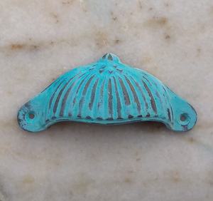 Vente chaude Bleu Turquoise Céramique Tiroir Armoire Poignée Tire Distressed Fonte Conception pour Cuisine et Armoire Application - Product Image 2