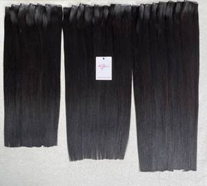 ผมมนุษย์สำหรับต่อผมมนุษย์บริสุทธิ์สีดำเจ็ทจัดผม100% ผมคนเวียดนามดิบแบบไม่ผ่านกระบวนการ - Product Image 1