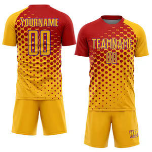 Maillot de football 100% polyester toutes saisons de haute qualité avec logo personnalisé, tailles plus grandes, respirant, nom de l'équipe, couleurs personnalisées, col en V - Product Image 1