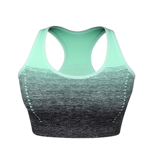 Soutien-gorge de sport rembourré sans couture personnalisé et à maintien élevé pour les femmes respirant pour l'entraînement, le yoga et le fitness avec nylon et élasthanne - Product Image 4
