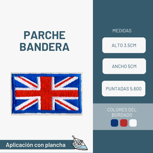 Toppa con bandiera del paese ricamata distintivo nazionale personalizzato da stirare o cucire per cappelli da bucato - Product Image 4