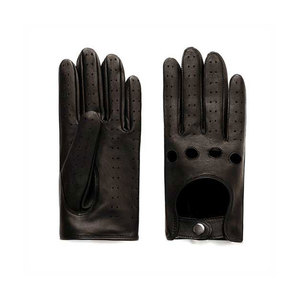 Gants de conduite automobile à doigts entiers en cuir Gants de conduite en cuir en peau de chèvre pour motocyclette - Product Image 2