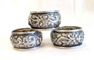 Ronds de serviette, ronds de serviette en rotin, ronds de serviette en osier, décor de table - Product Image 5