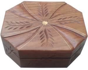 Boîte à cartes unique en bois boîte de rangement pour cartes en bois unique (AC 3238) - Product Image 6