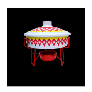 จานอุ่นอาหารทำด้วยมือสีเหลือง - Product Image 2