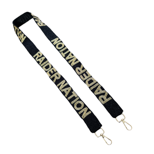 Correa de hombro con cuentas Raider Nation de último diseño, Correa personalizada con ganchos desmontables - Product Image 1