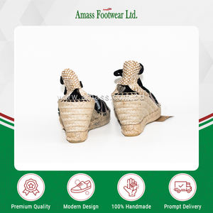 Alpargatas de lona personalizadas de moda de calidad excepcional, sandalias sin cordones, hilo Natural transpirable, algodón teñido, peso ligero superior - Product Image 4