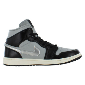 Scarpe Nike Air Jordan 1 Mid SE da Donna Nero Metallico Argento Metallico Scarpe Nike Air Jordan 1 Mid SE Nere |   100% Autentico - Product Image 3