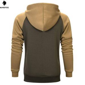Sweat à Capuche Vintage en Coton Éponge Française Imprimé Sweats pour Hommes en Relief Brodé Solide Hiver - Product Image 2