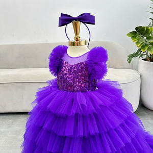 ชุดเดรสปาร์ตี้สุดหรูสำหรับเด็กผู้หญิง2ชุดเดรสออกงานกลางคืนสุดหรูแบบตาข่ายหางนกเหงียนผลิตในเวียดนาม - Product Image 2