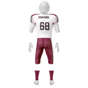 Uniforme de Fútbol Americano Personalizable, Transpirable y Estampado, Ropa Deportiva para Hombre, Logotipo y Colores Personalizados para Equipos - Product Image 3