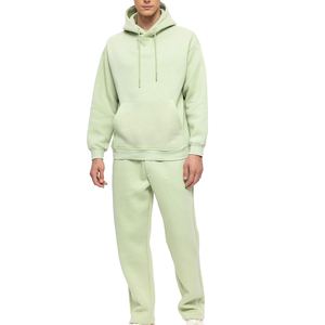 Survêtement pour hommes en gros, 100% coton, coupe confortable, respirant, vêtements de jogging d'entraînement d'hiver, impression personnalisée - Product Image 1