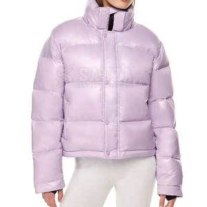 Chaqueta acolchada clásica para mujer, diseño a prueba de viento de manga larga con ajuste acogedor para chaqueta acolchada diaria de invierno para mujer - Product Image 5