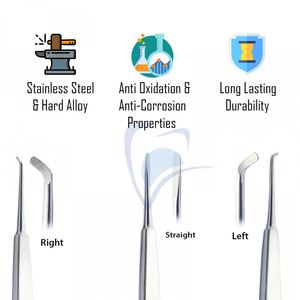 Vente chaude Premium Export Qualité Dentaire Chirurgical Instruments En Acier Inoxydable Dent Extraction Warwick James Racine Ascenseurs Ensemble - Product Image 2