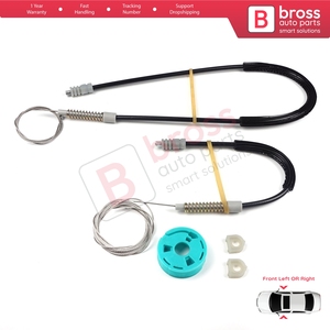 BWR5345 Window Regulator Repair Set Front for 80 B3 B4 8G 89 1991-2001 2-<b>Door</b> Coupe Cabriolet 895837729 - Product Image 2