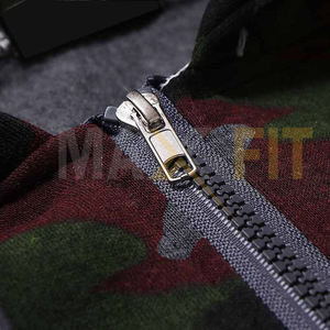 Nouveaux pulls à capuche de bonne qualité pour hommes 100% Polyester polaire Style camouflage fermeture éclair par MAXFIT entreprises - Product Image 4