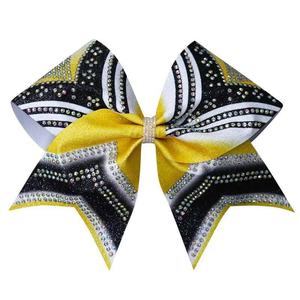 Uniformes de porristas de estrellas sublimadas personalizadas de alta calidad con diamantes de imitación y ropa de práctica OEM - Product Image 6