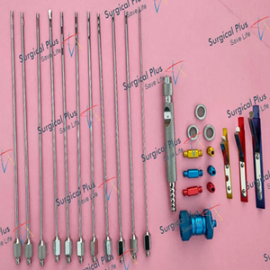 Liposuccion, transfert de graisse Luer Lock, Se 4mmx25cm & poignée, chirurgie esthétique en plastique - Product Image 1