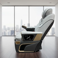Nouveau design de siège de capitaine électrique chauffant et ventilé avec massage, pivotant, pour conversion de véhicule professionnel MPV