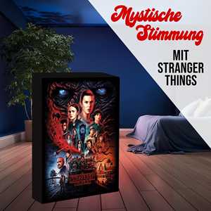 ภาพพิมพ์บนผ้าใบ Stranger Things พร้อมกรอบสีดำ - Product Image 6
