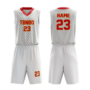 Uniforme de baloncesto de malla sublimada personalizado para hombre, último diseño OEM, poliéster de secado rápido transpirable, todos los tamaños - Product Image 5