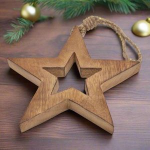 เครื่องประดับไม้คลาสสิก รูปทรงปรับแต่งได้ ผลิตด้วยเครื่องจักร เป็นมิตรต่อสิ่งแวดล้อม สำหรับตกแต่งแขวน - Product Image 2