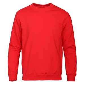 Custom Men's Crew Neck Hoodie Long Sleeve <b>Thick</b> <b>Fleece</b> Sweatshirt 100% Cotton for Winter Season Hoodies - Product Image 4