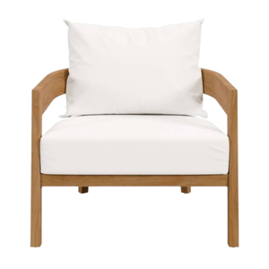 Sofá de boda de madera Vintage contemporáneo de alta calidad, sillas de comedor con brazo con tela de lino para eventos de boda, uso en jardín al aire libre - Product Image 1